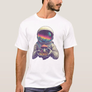 astronaut holding a mushroom T-Shirt