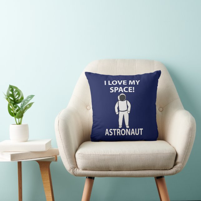Astronaut I Love My Space Astronaut Cushion (Chair)