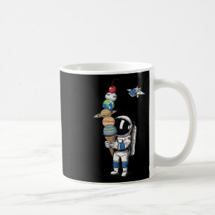 Astronaut Ice Cream Planets Space Boys Girls Kids Coffee Mug