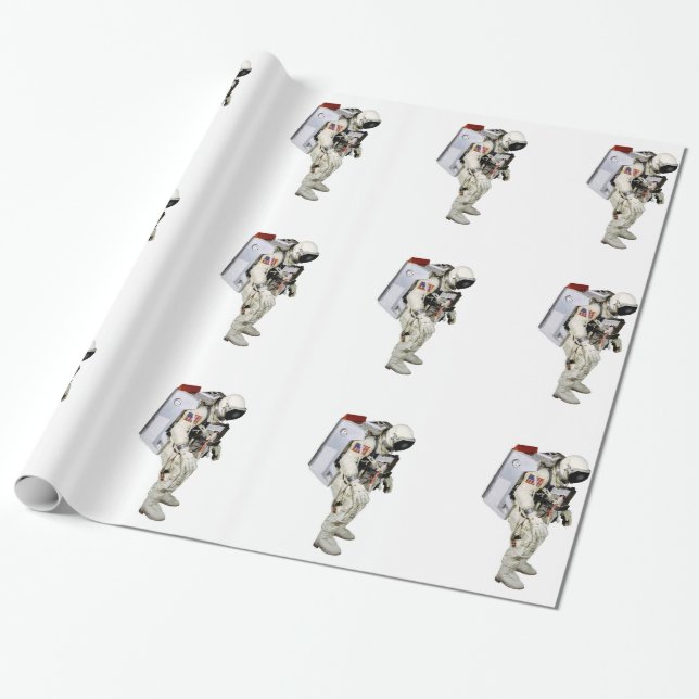 Astronaut image for Glossy-Wrapping-Paper Wrapping Paper (Unrolled)