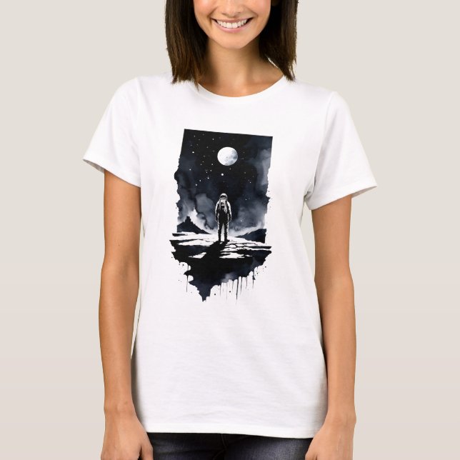 Astronaut in a Distant Planet T-Shirt (Front)
