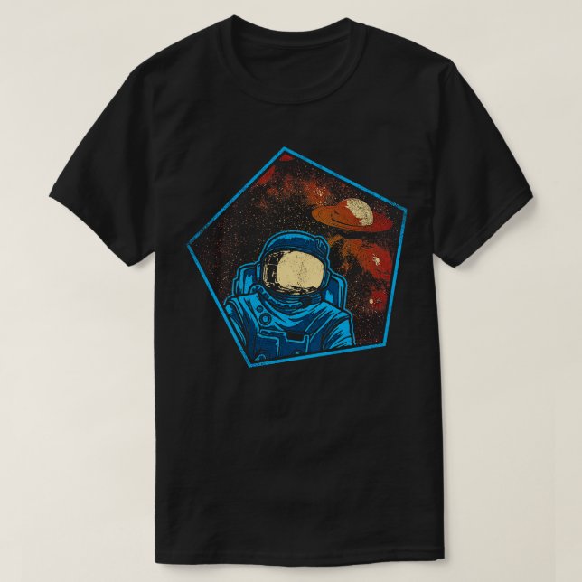 Astronaut in outer space 4 T-Shirt (Design Front)