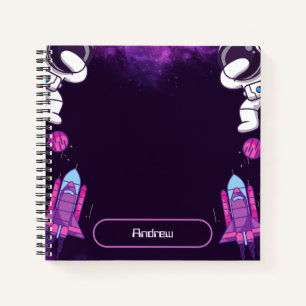 Astronaut In Outer Space Notebook
