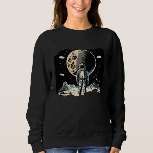 Astronaut In Space Artwork 2 Sweatshirt