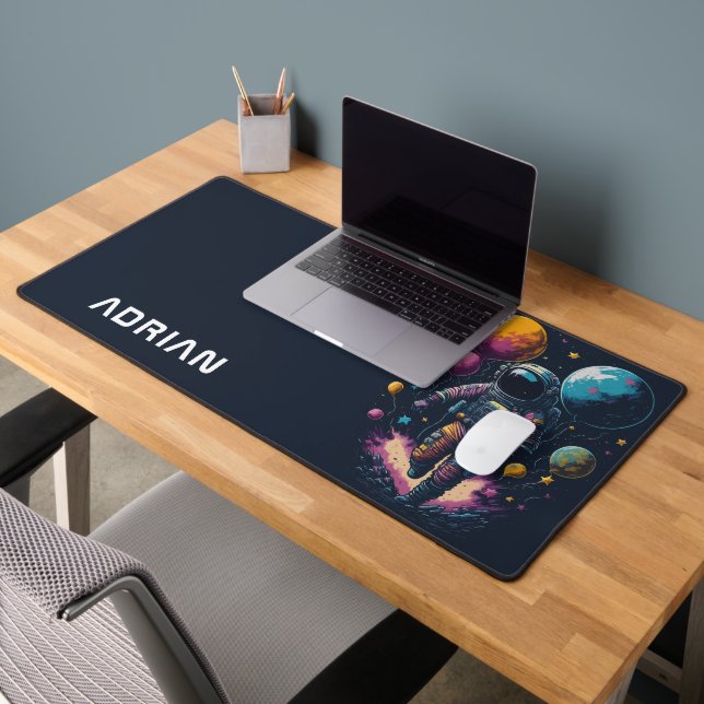 Astronaut in Space Desk Mat (Office 2)