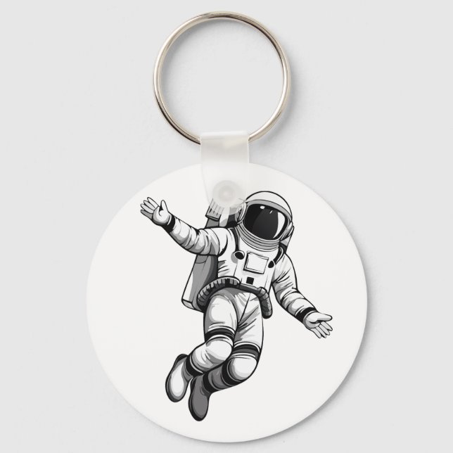 Astronaut in space key ring (Front)