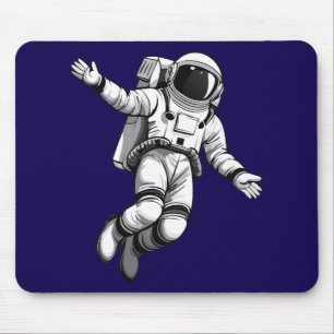 Astronaut in space mouse pad