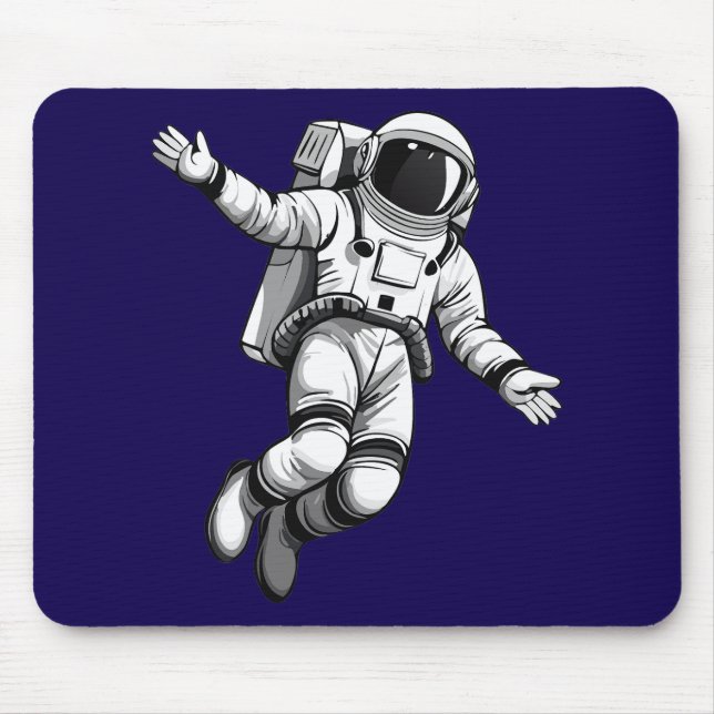 Astronaut in space mouse pad (Front)