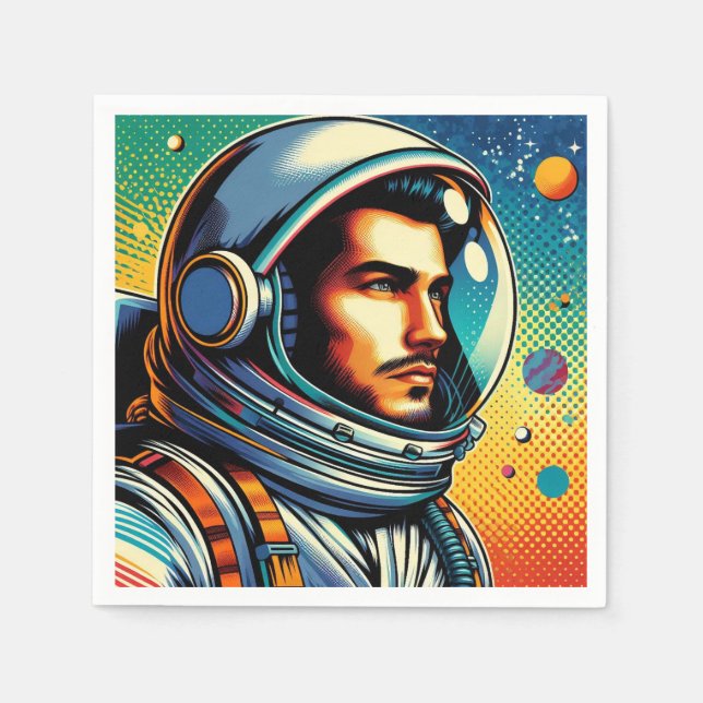 Astronaut in space! napkin (Front)