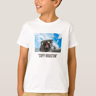Astronaut in Space Photo Boy's T-Shirt