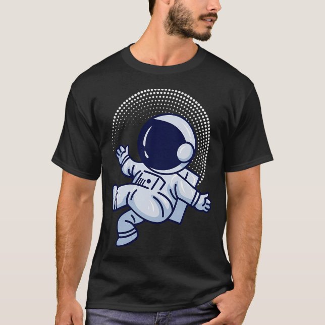 Astronaut In Space Relaxing T-Shirt (Front)