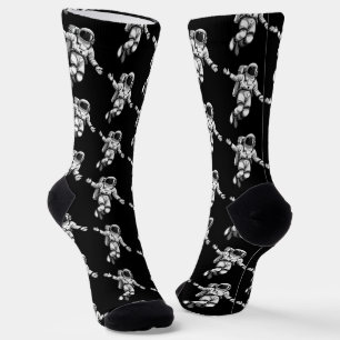 Astronaut in space socks