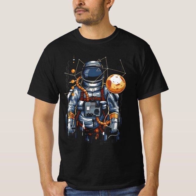 " Astronaut In Space " T-Shirt (Front)