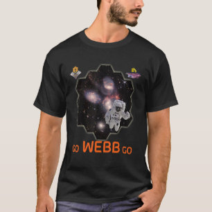 Astronaut in Stephanu2019s Quintet Webb Space Tele T-Shirt