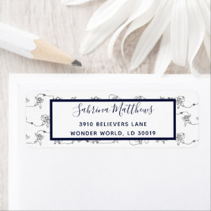 Astronaut Label Return Address Label