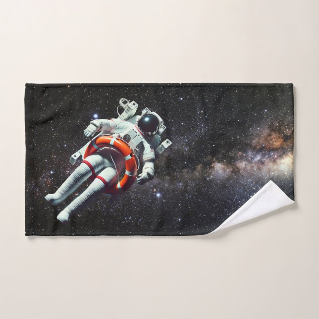 Astronaut Lifering Bath Towel Set (Hand Towel)