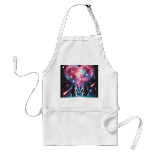 Astronaut Love Apron (Front)