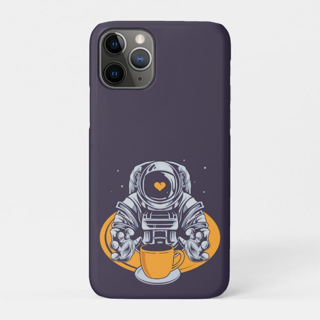 Astronaut Love Coffee Case-Mate iPhone Case (Back)