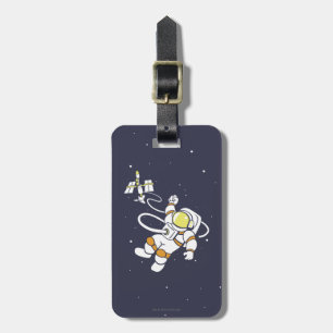 Astronaut Luggage Tag