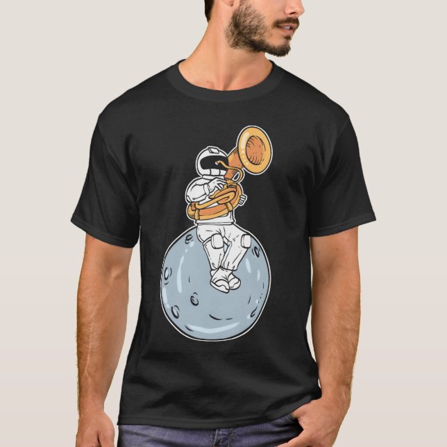 Astronaut Marching Band Orchestra Member Gift vint T-Shirt (Front)
