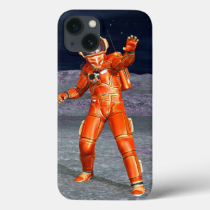 Astronaut Mars Space Explorer on Alien Planet iPhone 13 Case