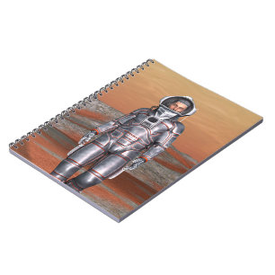 Astronaut Mars - Space Explorer on Alien Planet Notebook