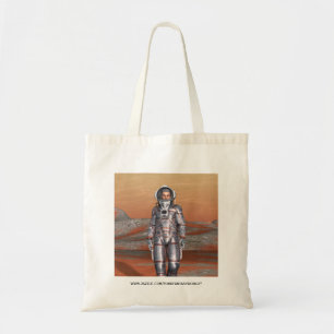 Astronaut Mars - Space Explorer on Alien Planet Tote Bag