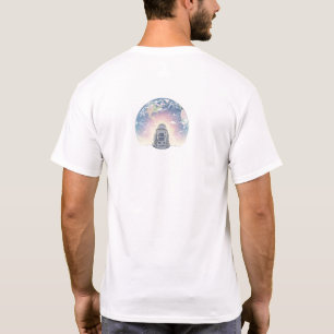 Astronaut Meditation T-Shirt   Cosmic Space Earth 