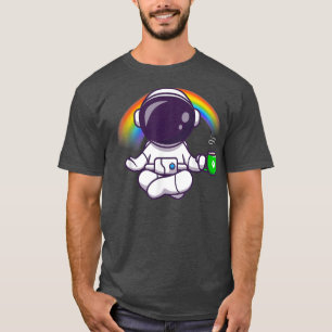 Astronaut Meditation Yoga  T-Shirt
