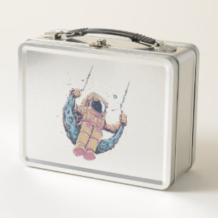 Astronaut Metal Lunch Box