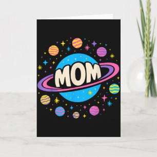 Astronaut Mom Solar System Planets Mothers Day Spa Card