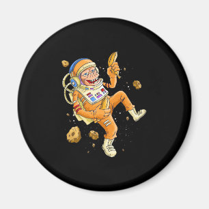 Astronaut Monkey Space Magnet