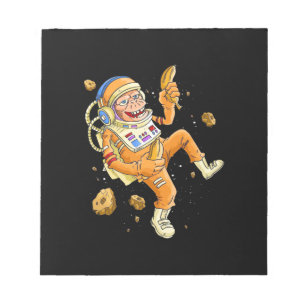 Astronaut Monkey Space Notepad