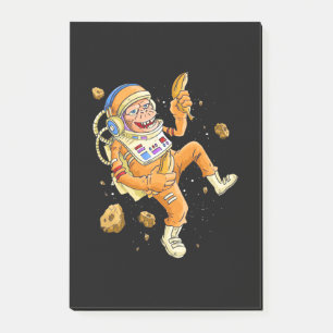Astronaut Monkey Space Post-it Notes