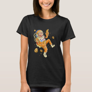 Astronaut Monkey Space T-Shirt
