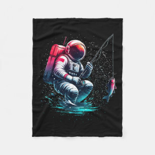 Astronaut Moon Space Shirt Galaxy Shirt Space Gala Fleece Blanket