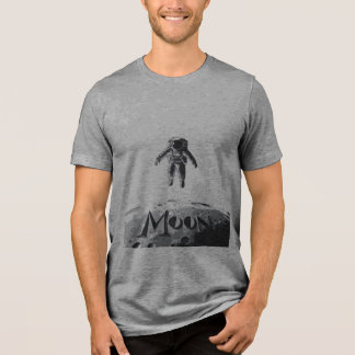 Astronaut Moon T-Shirt Tri-Blend Shirt