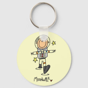 Astronaut Moonwalk Tshirts and Gifts Key Ring