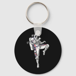 Astronaut Muay Thai Boxing Karate Kickboxing Marti Key Ring