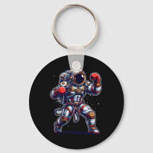 Astronaut Muay Thai Boxing Karate Kickboxing Marti Key Ring