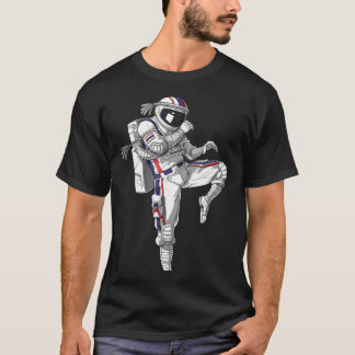 Astronaut Muay Thai Boxing Karate Kickboxing Marti T-Shirt