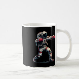 Astronaut Muay Thai Boxing Kickboxing Kids Mens  Coffee Mug