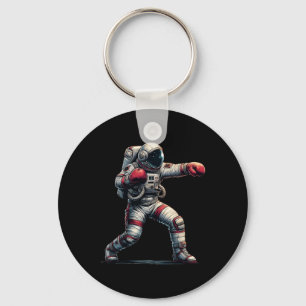 Astronaut Muay Thai Boxing Kickboxing Kids Mens  Key Ring
