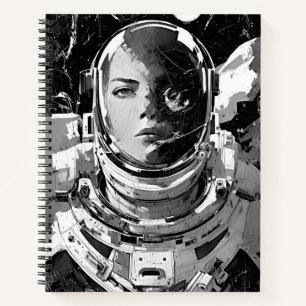 Astronaut Muse Noir Notebook