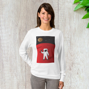 Astronaut on Mars Space Explorer Red Planet T-Shirt