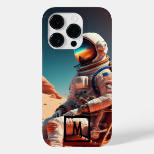 Astronaut on New World Case-Mate iPhone 14 Pro Case