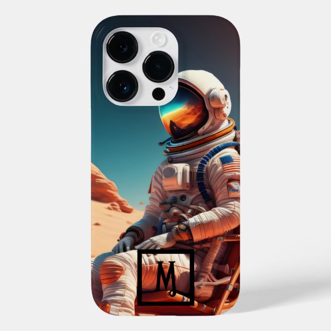 Astronaut on New World Case-Mate iPhone Case (Back)