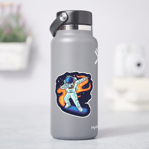 Astronaut on Skateboard 4" Kiss Cut Vinyl Sticker