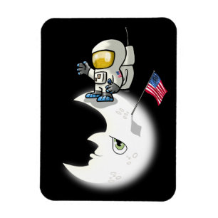 Astronaut on the Moon Magnet