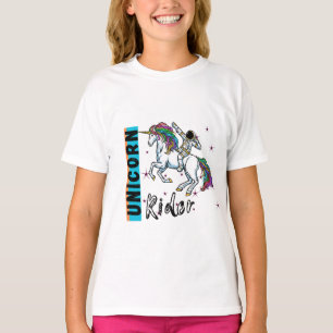 Astronaut on unicorn in this tshirt design 